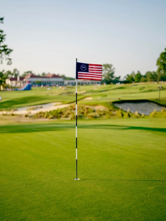 Happy America 250, from The Cradle of American Golf 🇺🇸

Today we have special edition flags on the 18th green of No. 2 and throughout The Cradle. We opened with bagpipes this morning and there is an America 250 tee (supplies are extremely limited)

We kindly ask anyone playing The Cradle to use the the provided stand for the flags