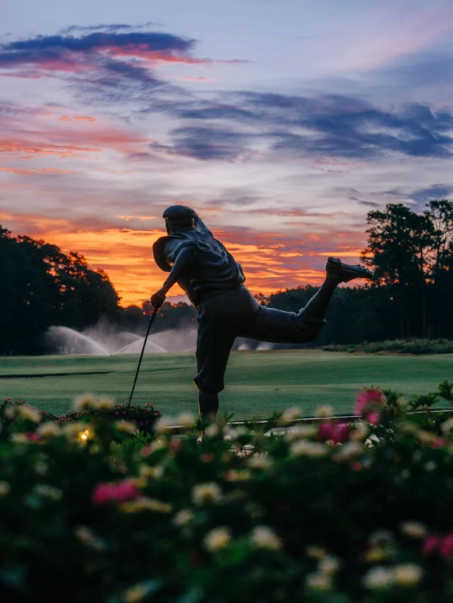 The Payne Stewart statue, through the lens of 8 different photographers
