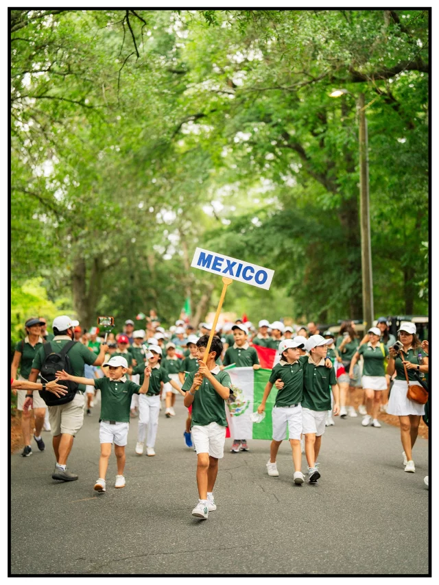 A celebration of nations with @u.s.kidsgolf • 2026 Parade of Nations
